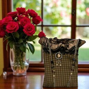 Lisa Violetto San Francisco Ruffled Mini Evening Bag